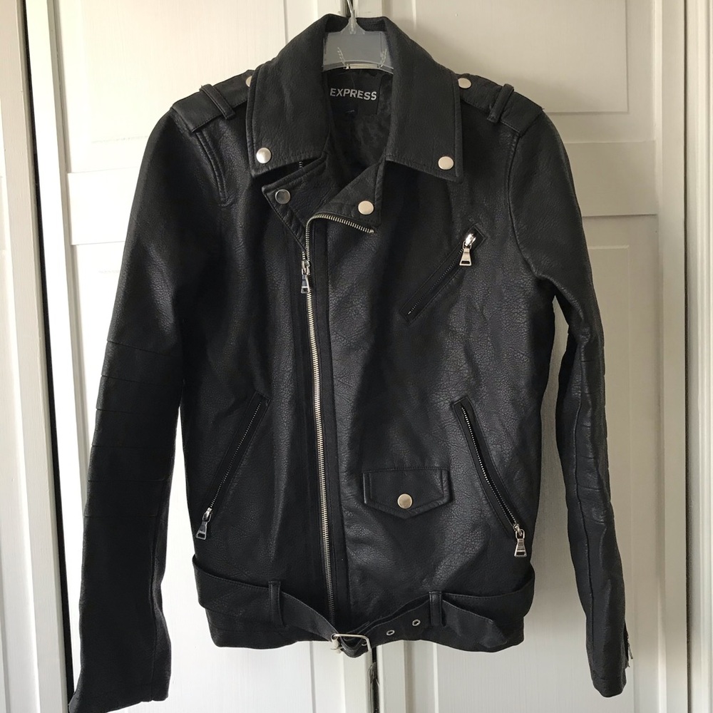 EXPRESS vegan leather jacket